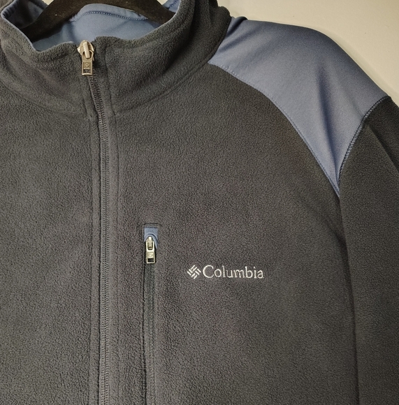 Columbia Men's Fleece ½ Zip Pocket Winter Sweater, XL, grey. - Picture 11 of 16